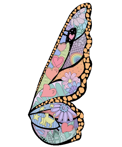 ByMabbi butterfly taylor lover swift Sticker