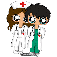 Doctor Nurse Sticker by mtkmartukys
