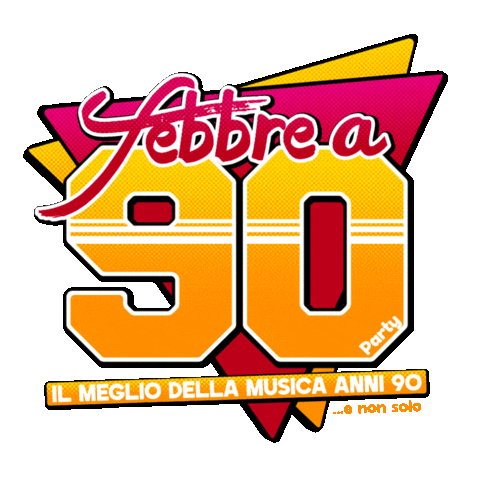 Febbrea90 Sticker by Febbre a 90 Party