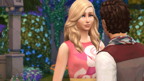 hugs and kisses kiss GIF by The Sims