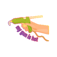 Art Gun Sticker