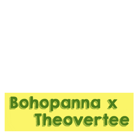 Theovertee Bohopanna Sticker by The Overtee
