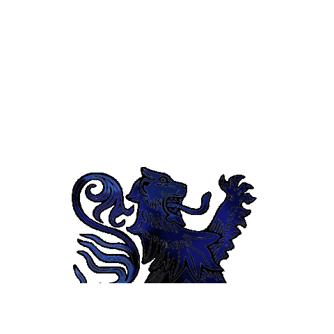 Lion Rampant Sticker by Aurora Beach Volleyball