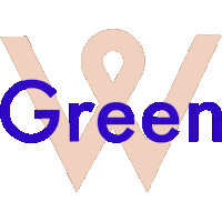 w-green agency sustainable sustainability communication Sticker
