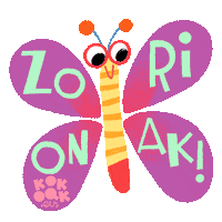 kokoakgara congratulations butterfly felicidades mariposa Sticker