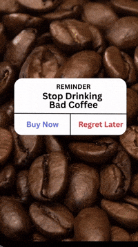 Coffee Coffee Coffee Reminder GIF by Berk's Beans Coffee