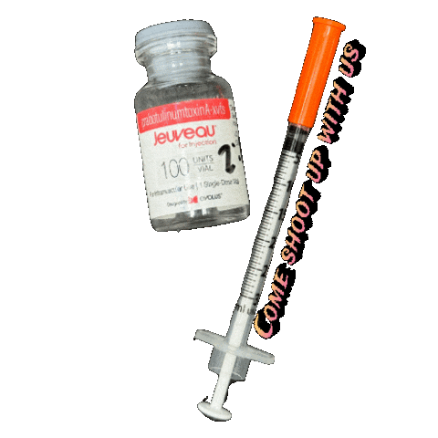 Come Shoot Up With Us Sticker by Lakeland Aesthetics & Wellness