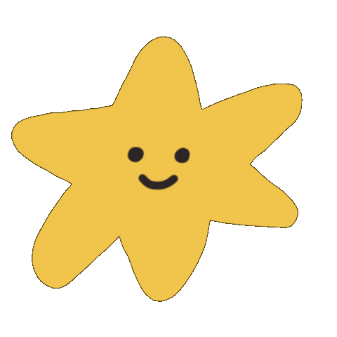 Happy Star Sticker