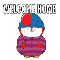 Welcome Aboard Sticker by Pudgy Penguins
