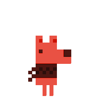 Animation Dog Sticker