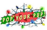 merry christmas Sticker by Pop Your Pup!™
