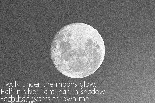 black and white moon GIF