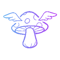 Flying Sky High Sticker by KarmaIQ
