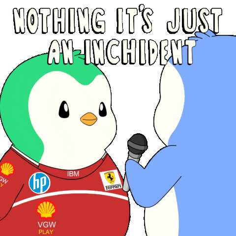 Penguin Speak Sticker by Abster