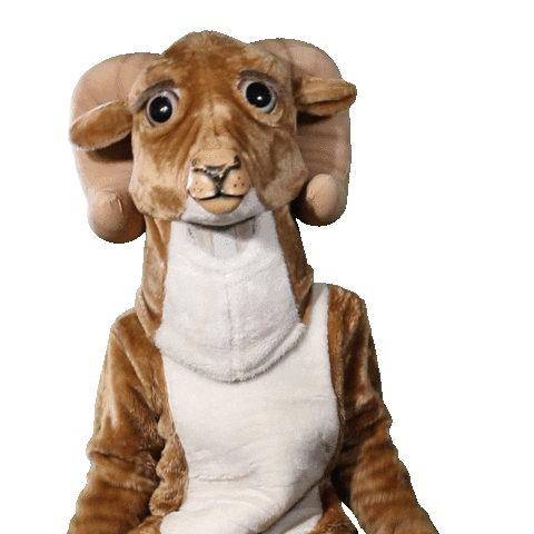 Lets Go Rams Sticker by Tilton School Arts