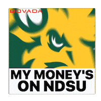 North Dakota State Bison Sticker by Bovada