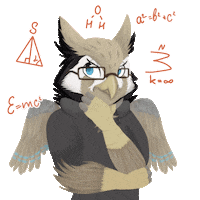 Bird Calculating Sticker by Cyrentec @ Stellar Genetic
