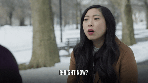 Shocked Comedy Central GIF by Awkwafina is Nora from Queens