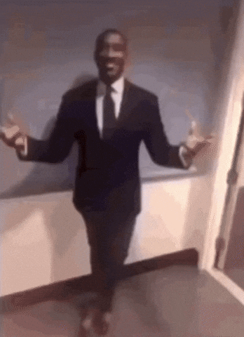 ELCANARDO giphycreatortest sitting worldclass GIF