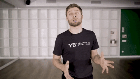 Yoga Hanging Upside Down GIF by YOGABODY