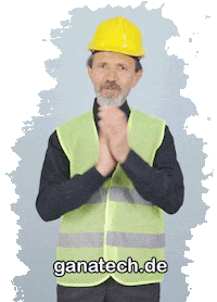 ganatech thumbs up good job good work worker Sticker