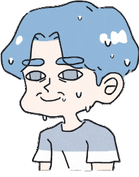 nervous Sticker by Zzifan_z