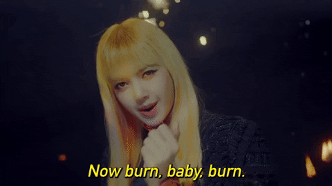 Playing With Fire Burn GIF by BLACKPINK
