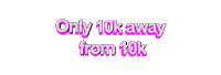 10k lol Sticker by AnimatedText
