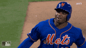 happy rajai davis GIF by New York Mets