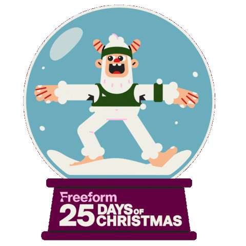 Winter Wonderland Christmas Sticker by Freeform