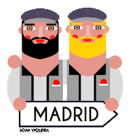 Gay Madrid Sticker by Xoan Viqueira