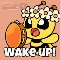 Wake Up Hello GIF by Christophers Genie