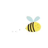 Cute Bee Sticker by Luma.ae