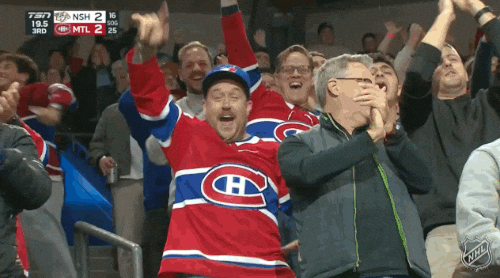 Happy Montreal Canadiens GIF by NHL