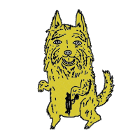 bad dog animation Sticker by PPKMKZZTT