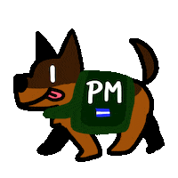 war dog Sticker by JenChibi