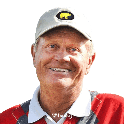 Back_9_Golf golf golfer golf day golfista Sticker