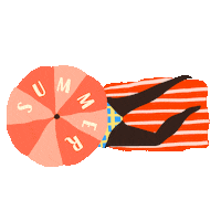 Summer Beach Sticker