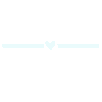 White Line Heart Sticker
