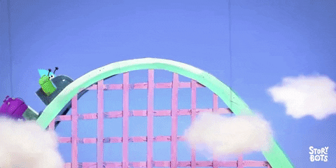 storybots giphygifgrabber ride rollercoaster roller coaster GIF