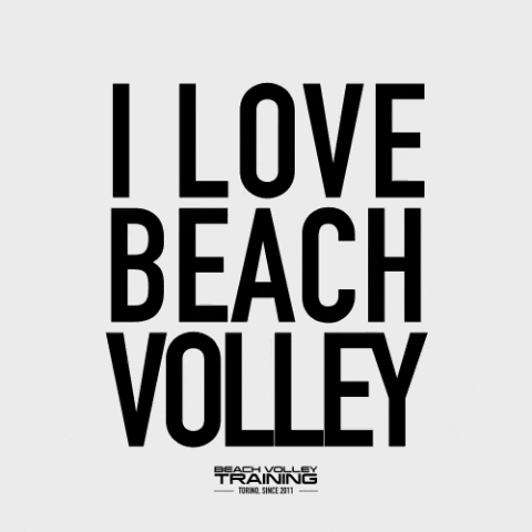 BeachVolleyTraining giphygifmaker love beachvolley beach volley GIF