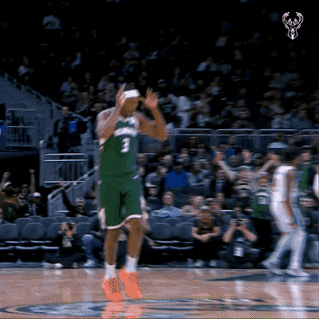 Myles Turner Deer GIF by Milwaukee Bucks