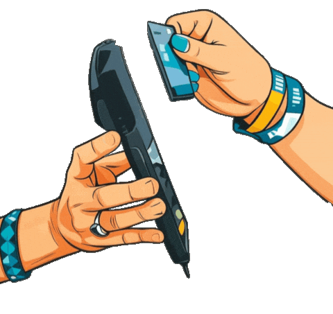 Festival Wristband Sticker by Best Ring POS