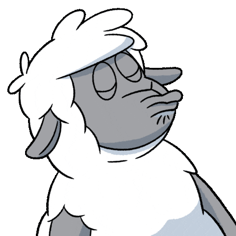 Suspicious Mood Sticker by The Sad Times