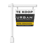 urbanvastgoed verkocht te koop open huis bel me Sticker