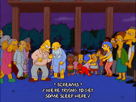 sleepy bart simpson GIF