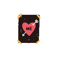 toocoolforschool_official heart beauty glitter tag Sticker