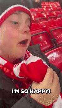 Fan Cries With Happiness After Seeing Mo Salah