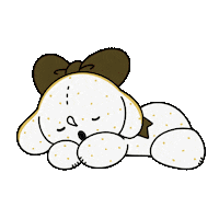 Dog 寝る Sticker