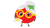 Tomato Dancing Sticker by NONA Vegan